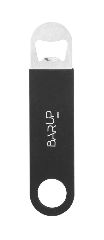 Flaschenöffner, BarUp, Schwarz, 180x40mm