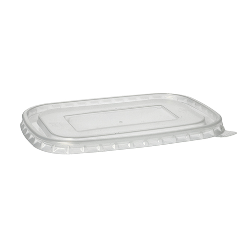 3600 Deckel für Verpackungsbecher, PP rechteckig 1 cm x 17,3 cm x 12,3 cm transparent