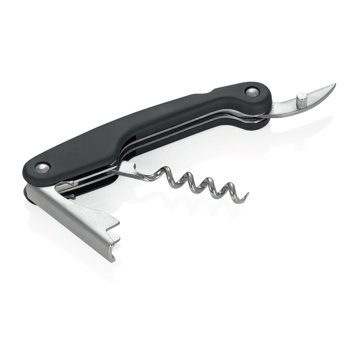 Kellnermesser mit Softgriff, 12 cm, Kunststoff