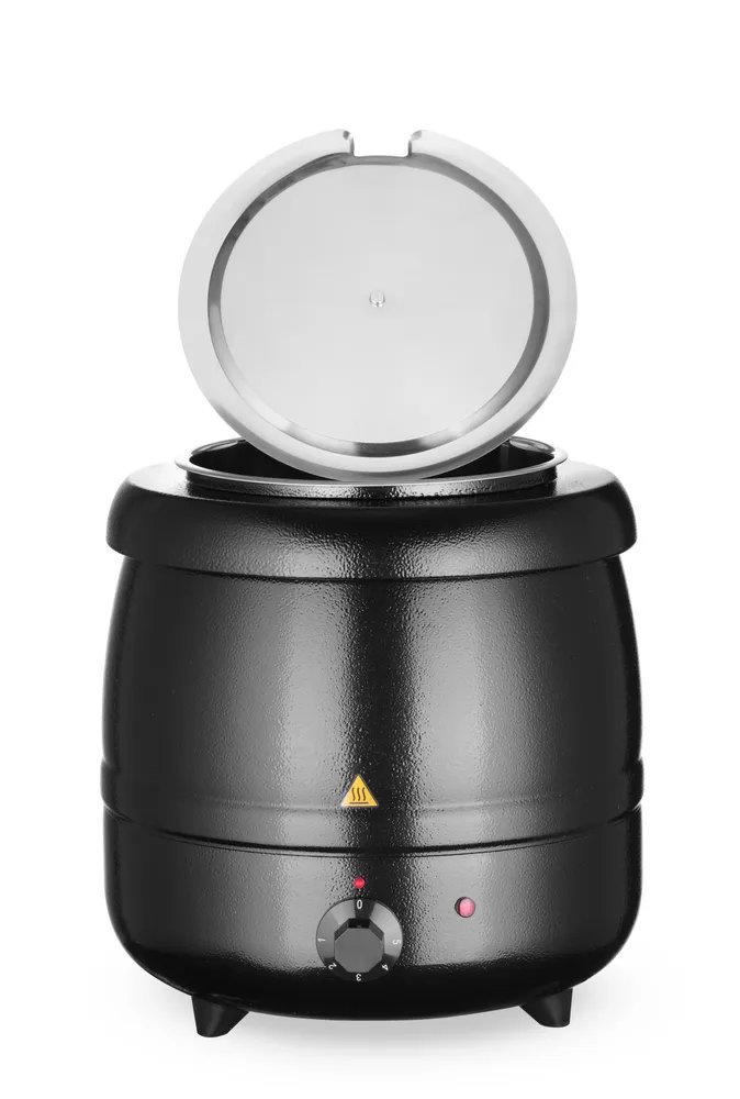 Suppenkessel, Kitchen Line, 8L, Schwarz, 230V/400W, ⌀330x(H)363mm