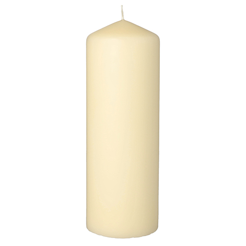 624 Stumpenkerze Ø 70 mm · 200 mm creme