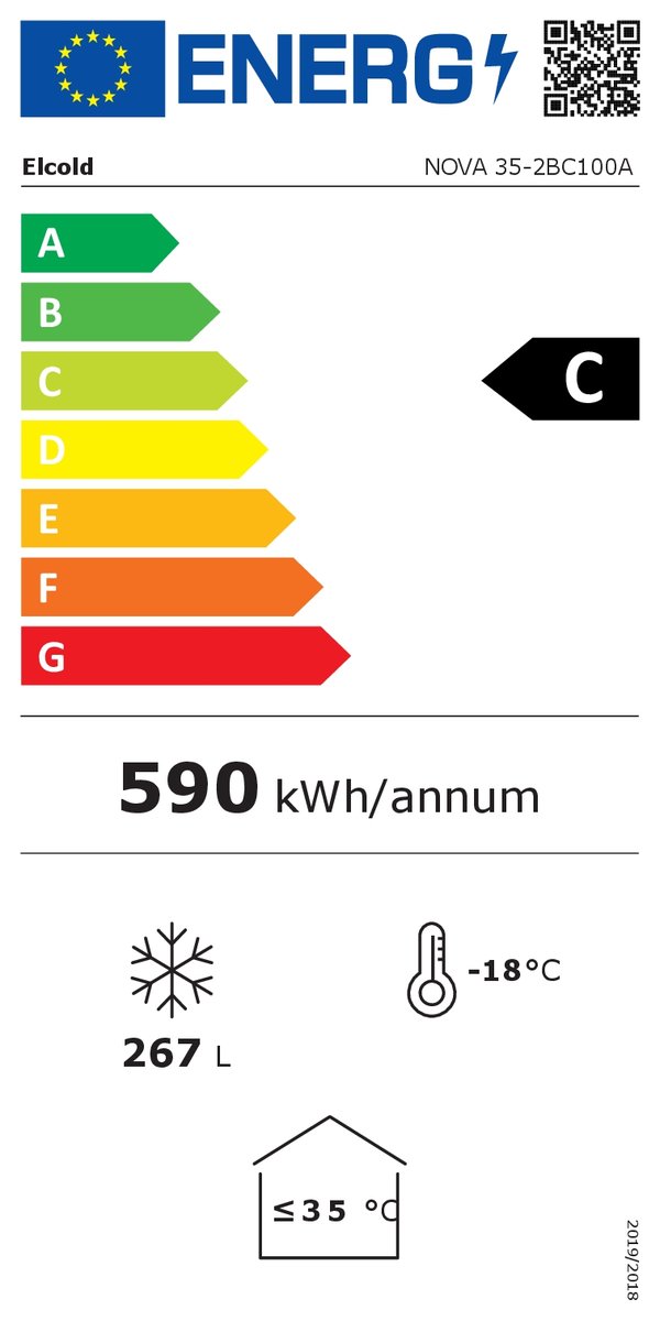 Speiseeis-/TiefkühltruheModellNOVA35-2BC100A