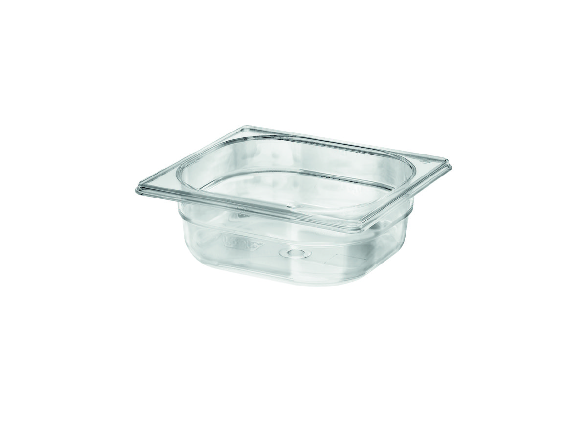 GN 1/6 Behälter, 65 mm transparent GN 1/6 Behälter, 65 mm transparent