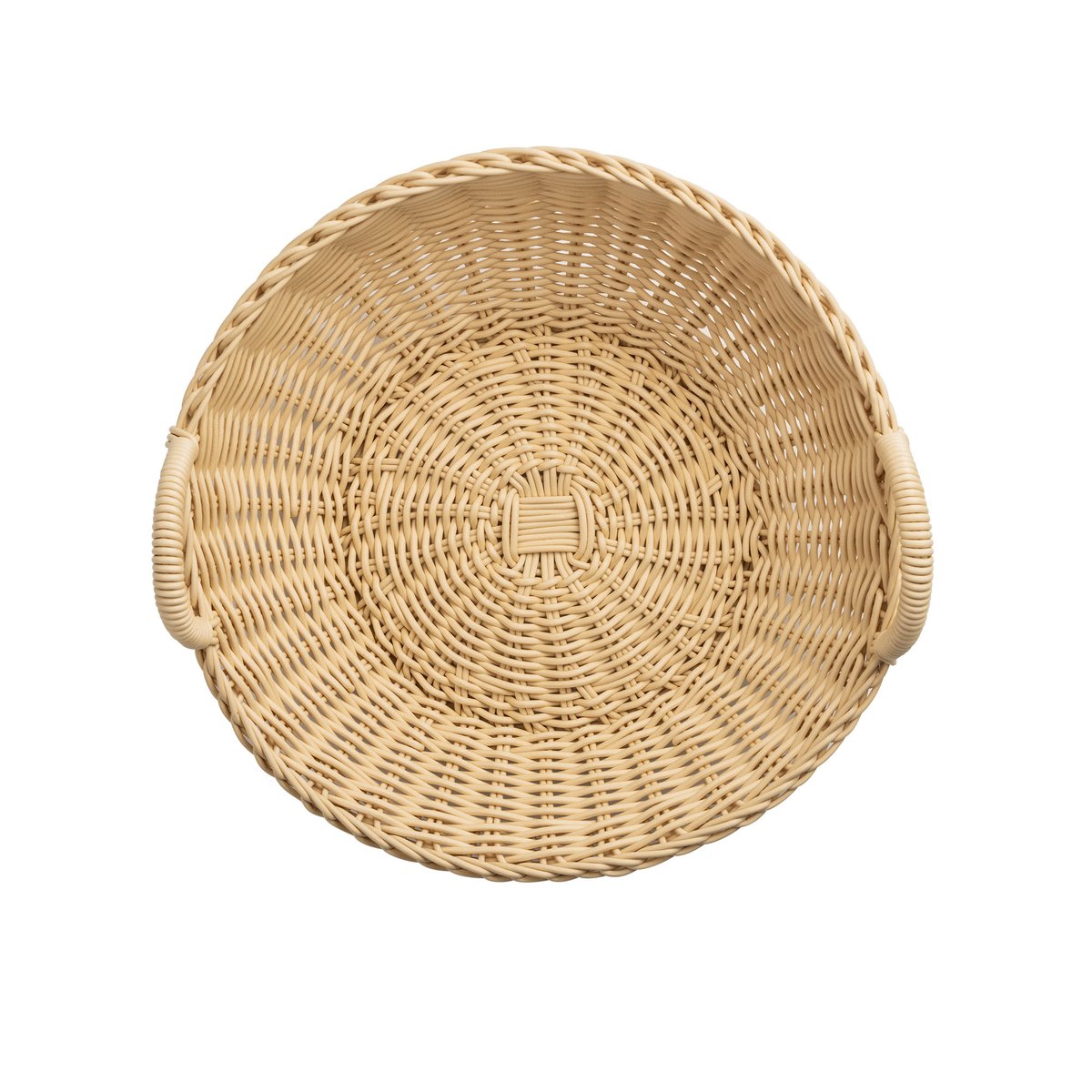 Brötchenschütte mit Griff Ø 36,5 cm hellbeige