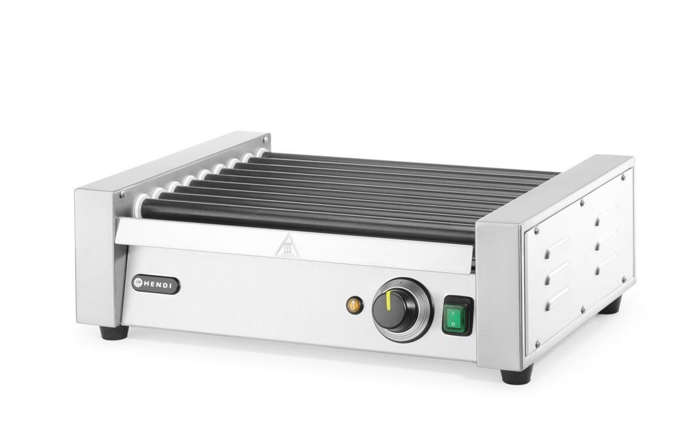 Rollengrill - Eine Zone, HENDI, 7 Rollen, 230V/740W, 525x365x(H)176mm