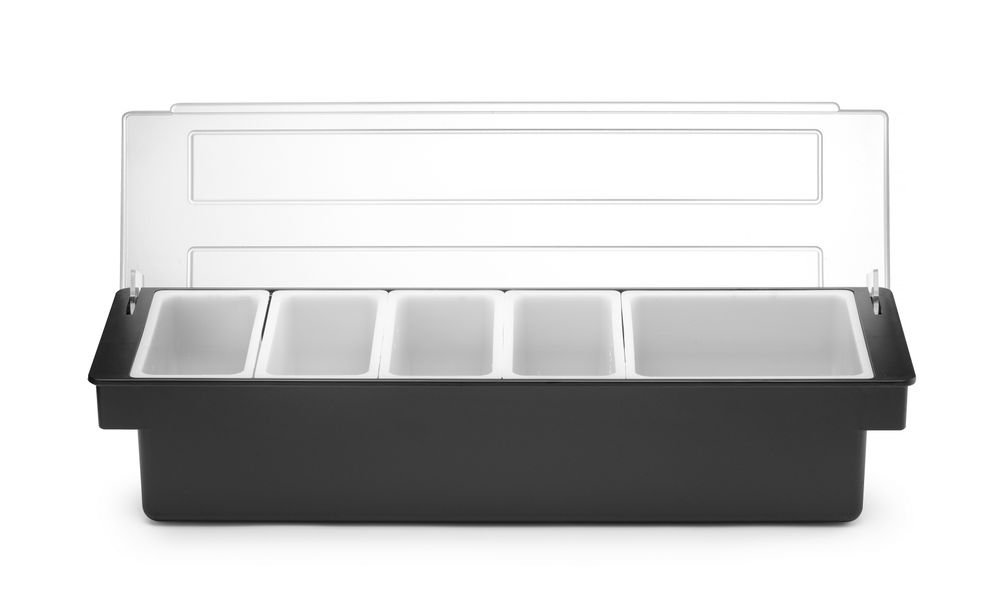 Zutatenbehälter, BarUp, Schwarz, 480x150x(H)100mm