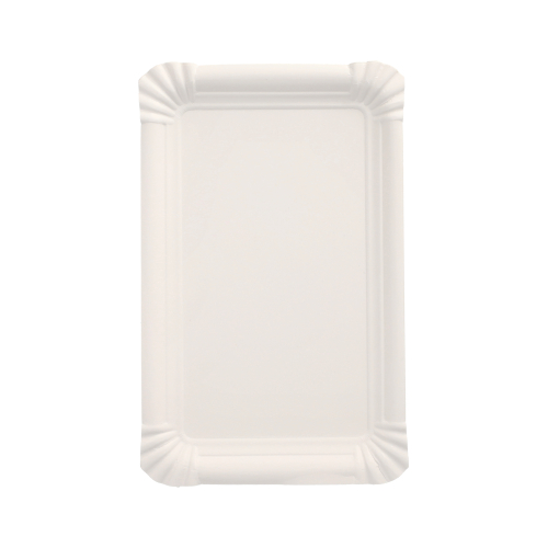 20 Teller, Pappe eckig 13 cm x 20 cm weiss 40000 Teller, Pappe eckig 13 cm x 20 cm weiss