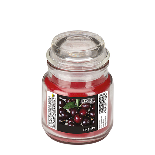 Flavour by GALA Bonbonglas mit Wachsfüllung Ø 63 mm · 85 mm bordeaux - Cherry