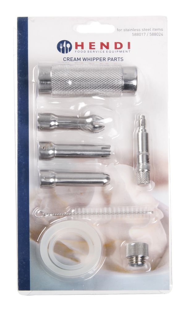 Ersatzteilset für Sahnespender, HENDI, Kitchen Line, Profi Line, 120x30x(H)240mm