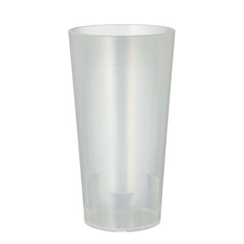 1600 Mehrweg-Trinkbecher 0,4 l Ø 7,5 cm · 14,5 cm transluzent unzerbrechlich