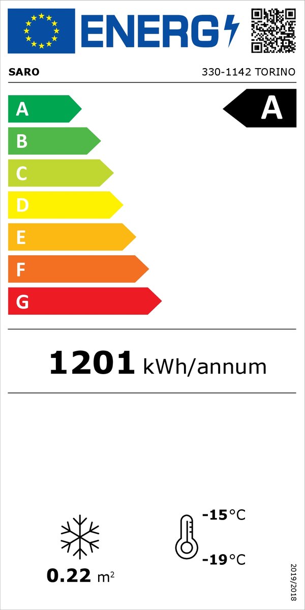 Eisvitrine87Liter,ModellTORINO