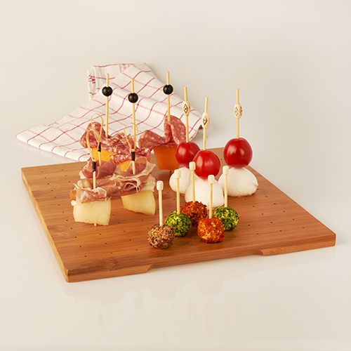 605 Tray für Fingerfood-Picker, Bambus "pure" 25 cm x 30 cm