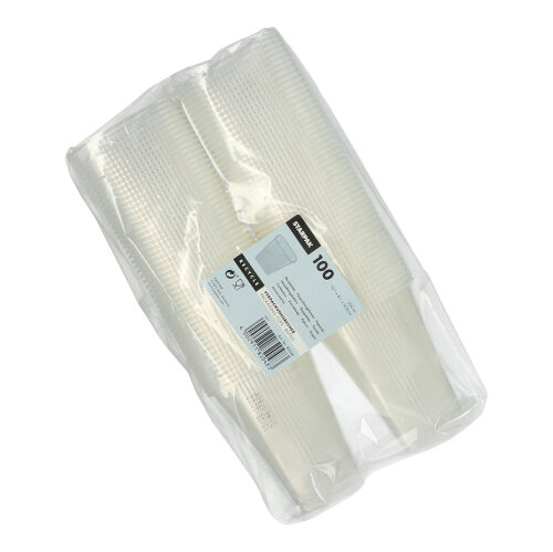 16000 Verpackungsbecher, PP eckig 500 ml 10,1 cm x 8,1 cm x 10,8 cm transparent