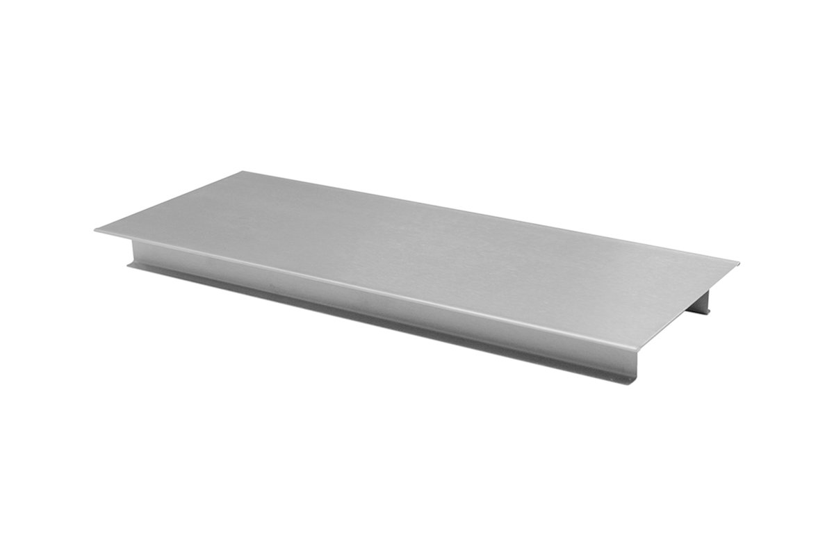 Tortenplatte "rechteckig" Edelstahl 395 x 160 x 30 Tortenplatte "rechteckig" Edelstahl 395 x 160 x 30