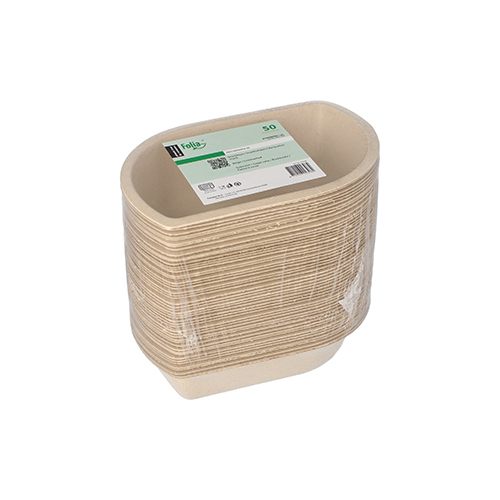 14400 Snacktrays Zuckerrohr 3,6 cm x 9,9 cm x 15 cm natur