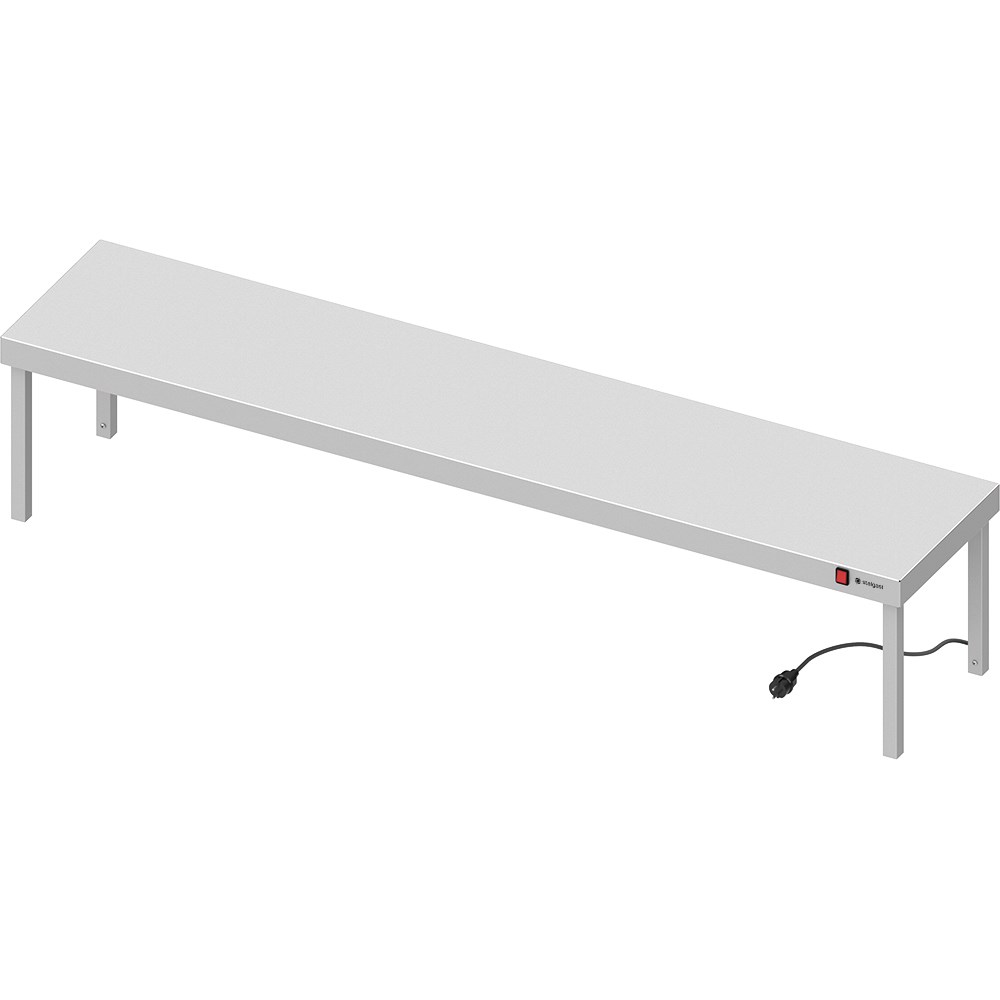 Wärmebrücke 1-etagig 1500x300x400 mm mit Keramik-Infrarot-Strahlern Edelstahl Wärmebrücke 1-etagig 1900x400x400 mm mit Keramik-Infrarot-Strahlern