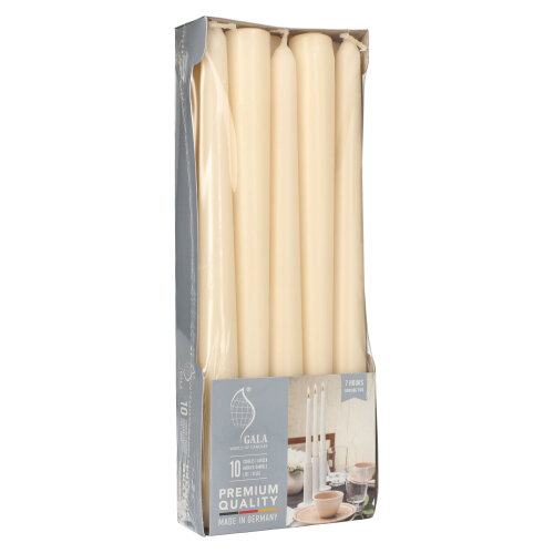 6000 Leuchterkerzen Ø 2,3 cm · 25 cm creme