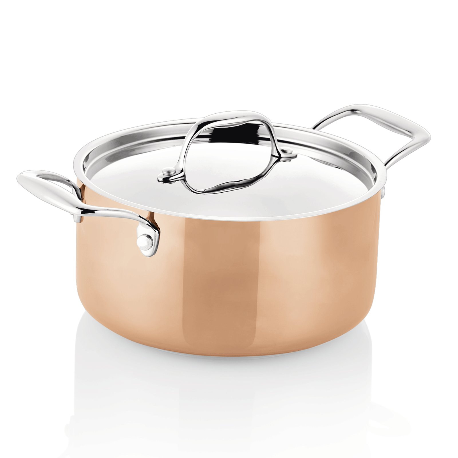 Bratentopf mit Deckel Copper 3Ply, Ø 20 cm, 2,9 L