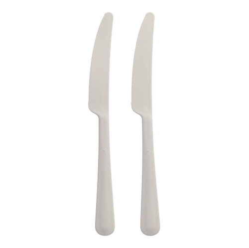 17000 "Circulware by Haval" Mehrweg-Messer PP-MF 19,7 cm weiss "Gaia" extra stabil
