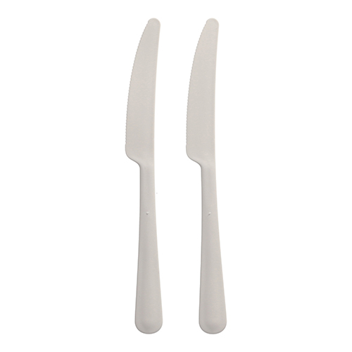 36000 "Circulware by Haval" Mehrweg-Messer PP-MF 19,7 cm weiss "Gaia" extra stabil, in Spenderbox
