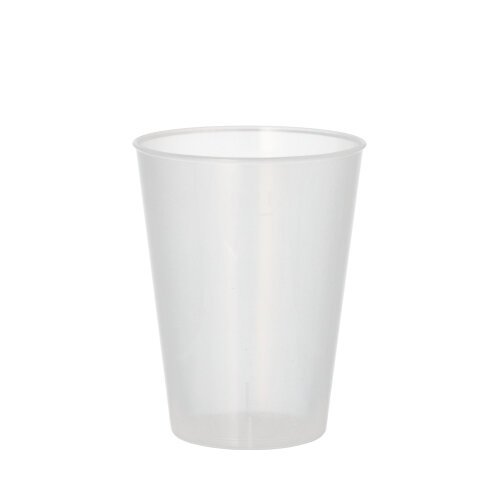 6000 Mehrweg-Trinkbecher PP 0,2 l Ø 7,5 cm · 9,6 cm transluzent extra stabil
