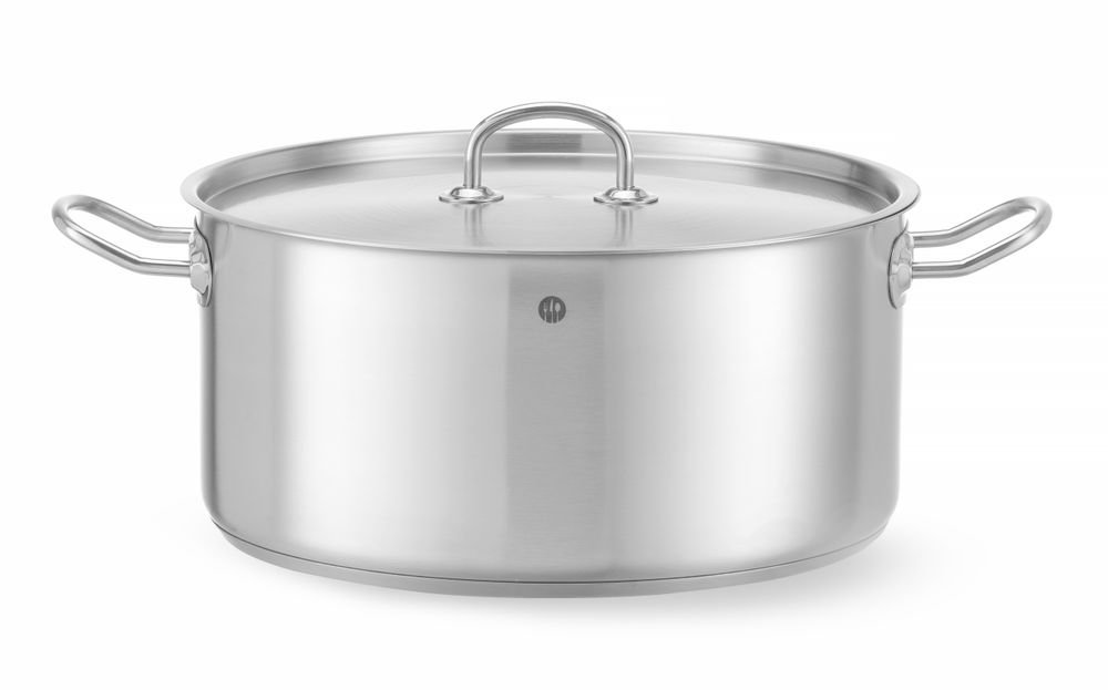 Bratentopf - mit Deckel, HENDI, Kitchen Line, 12L, ⌀320x(H)150mm