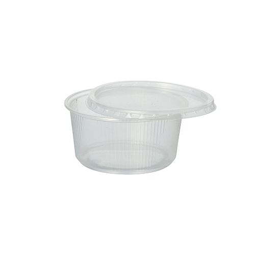 18000 Verpackungsbecher, PP rund 250 ml Ø 10,1 cm · 5 cm transparent