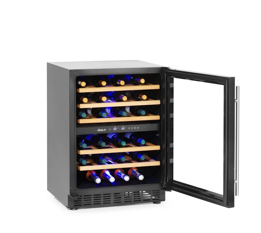Weinkühlschrank, 2 Zonen, 46 Flaschen, Arktic, 133L, 220-240V/90W, 595x646x(H)830mm