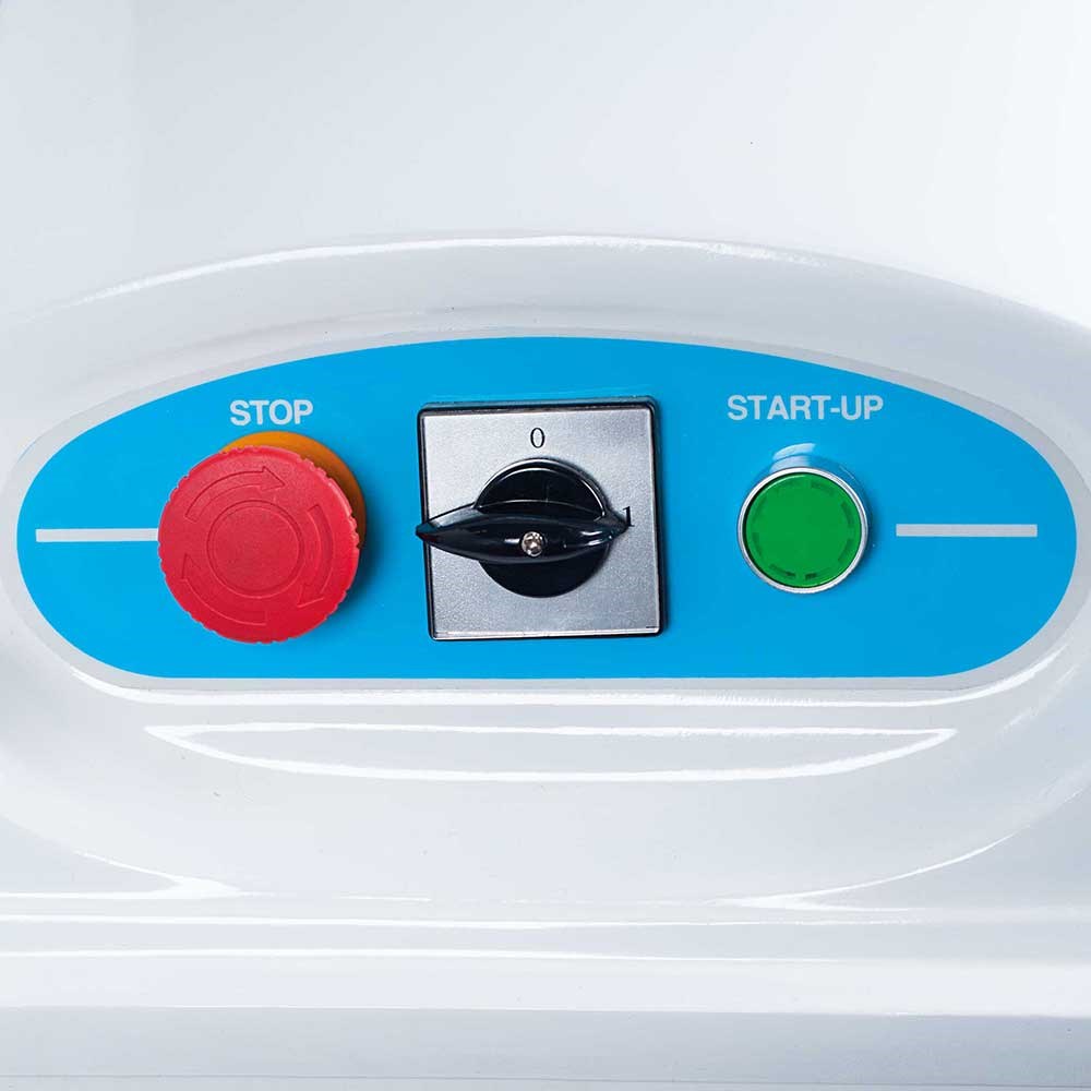 Spiral-Teigknetmaschine, Inhalt 20 Liter, 0,75 kW 38 x 67 73,5 cm Spiral-Teigknetmaschine, Inhalt 20 Liter, 0,75 kW 38 x 67 73,5 cm