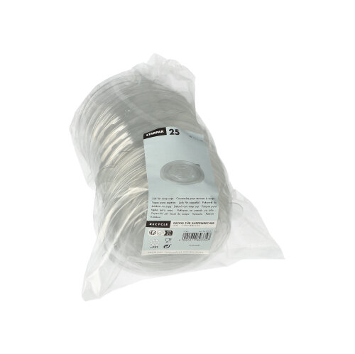 12000 Deckel für Suppenbecher R-PET rund Ø 11,1 cm · 1,2 cm