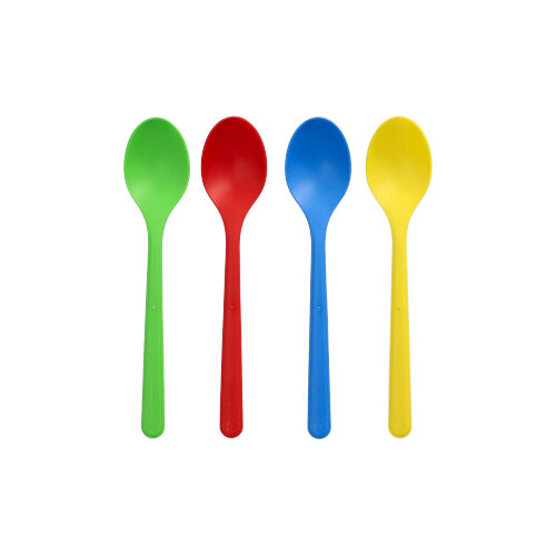 Circulware by Haval Mehrweg-Eislöffel PP-MF 13 cm farbig sortiert extra stabil
