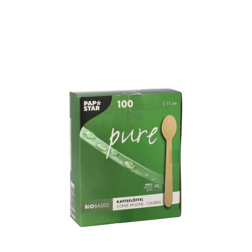 150000 Kaffeelöffel, Holz "pure" 11 cm