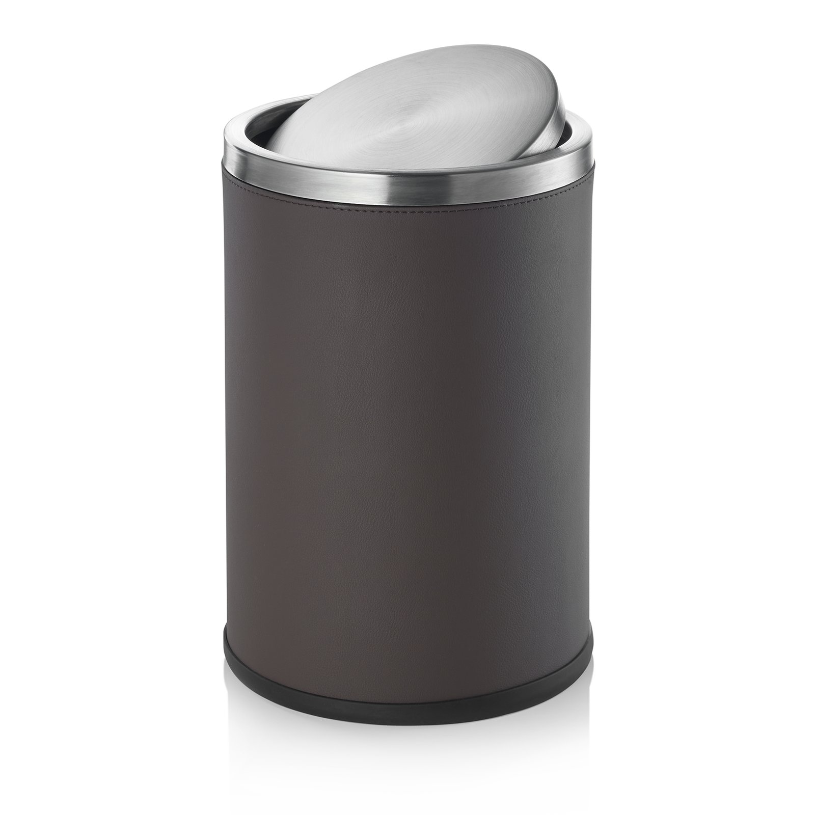 Papierkorb Ø 22 cm, Höhe 28 cm, schwarz, Abfalleimer Ø 20 cm, 9 L