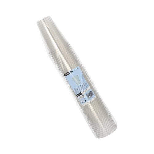50 Trinkbecher R-PET 0,25 l Ø 7,8 cm · 10,7 cm glasklar 15000 Trinkbecher R-PET 0,25 l Ø 7,8 cm · 10,7 cm glasklar