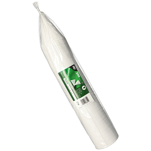 40000 Spitzbecher, Zuckerrohrpapier 150 ml Ø 8,5 cm · 11,5 cm weiss