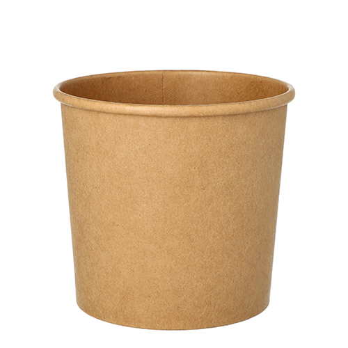 4000 Suppenbecher, Pappe rund 760 ml Ø 11,5 cm · 11 cm braun