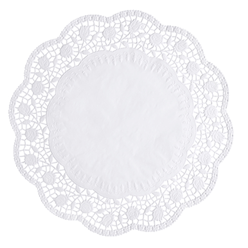 60000 Tortenspitzen rund Ø 36 cm weiss