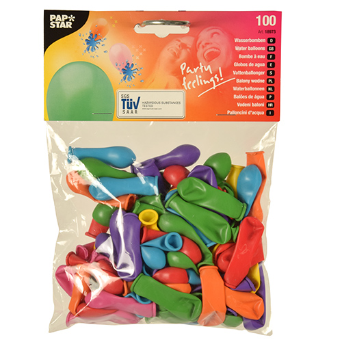 1000 Luftballons farbig sortiert "Wasserbomben" 160000 Luftballons farbig sortiert "Wasserbomben"