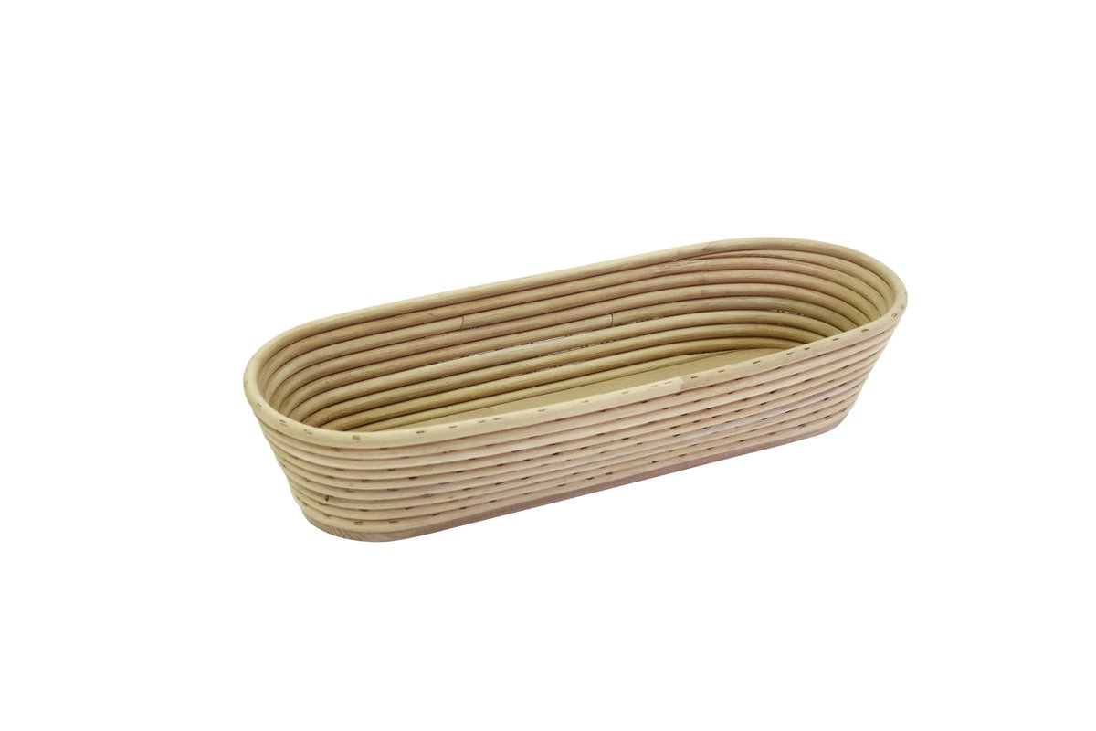 Brotform / Gärkorb, lang, runder Kopf Brotform / Gärkorb, lang, runder Kopf