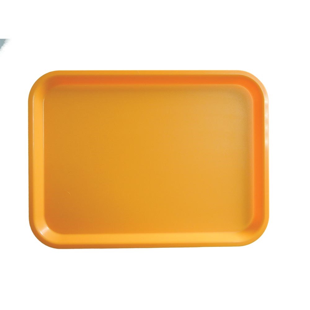 Fast Food Tablett, 415x305 mm, Polypropylen, Orangefarben Fast Food Tablett, 415x305 mm, Polypropylen, Orangefarben