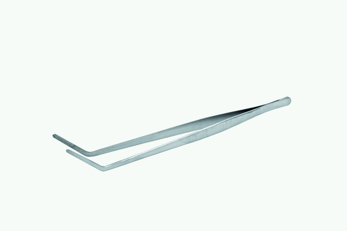 Pinzette, angewinkelt, 20 cm Pinzette, angewinkelt, 20 cm