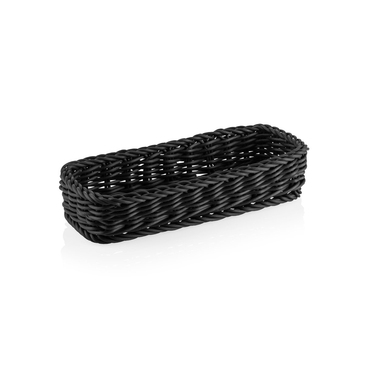 Besteckkorb 27 x 10 x 5 cm, schwarz