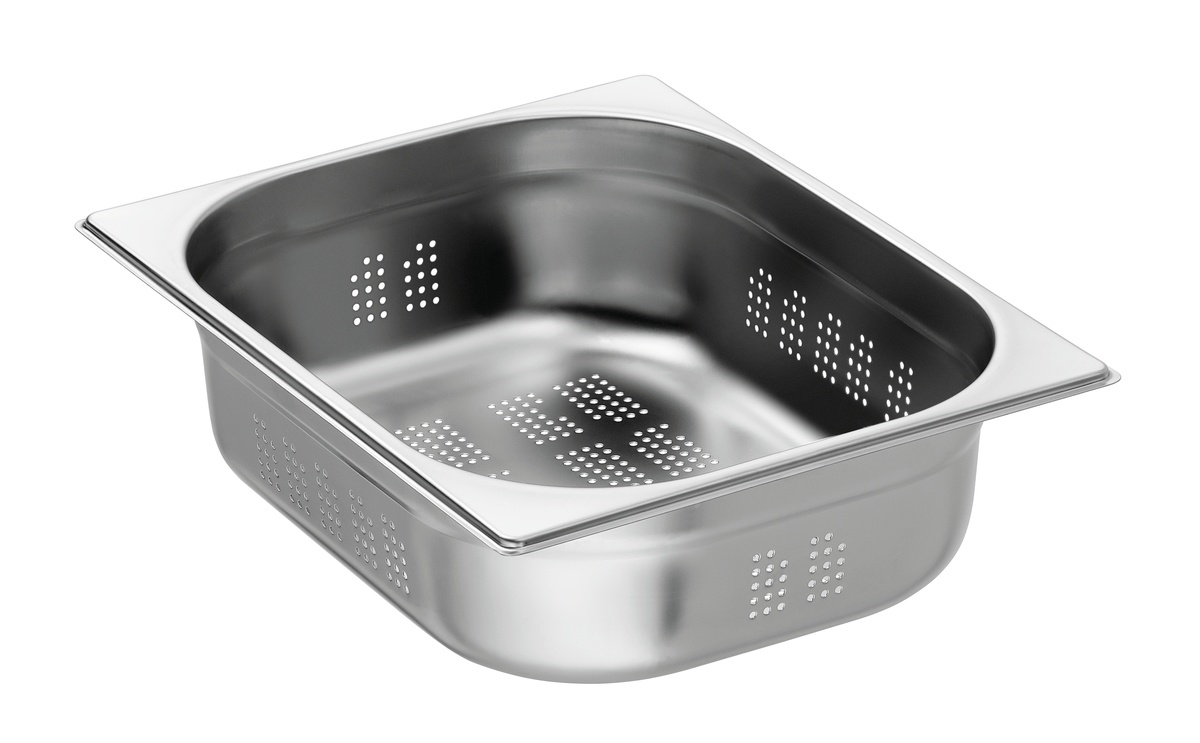 GN-Behälter, 1/2, T100, gelocht GN-Behälter, 1/2, T100, gelocht