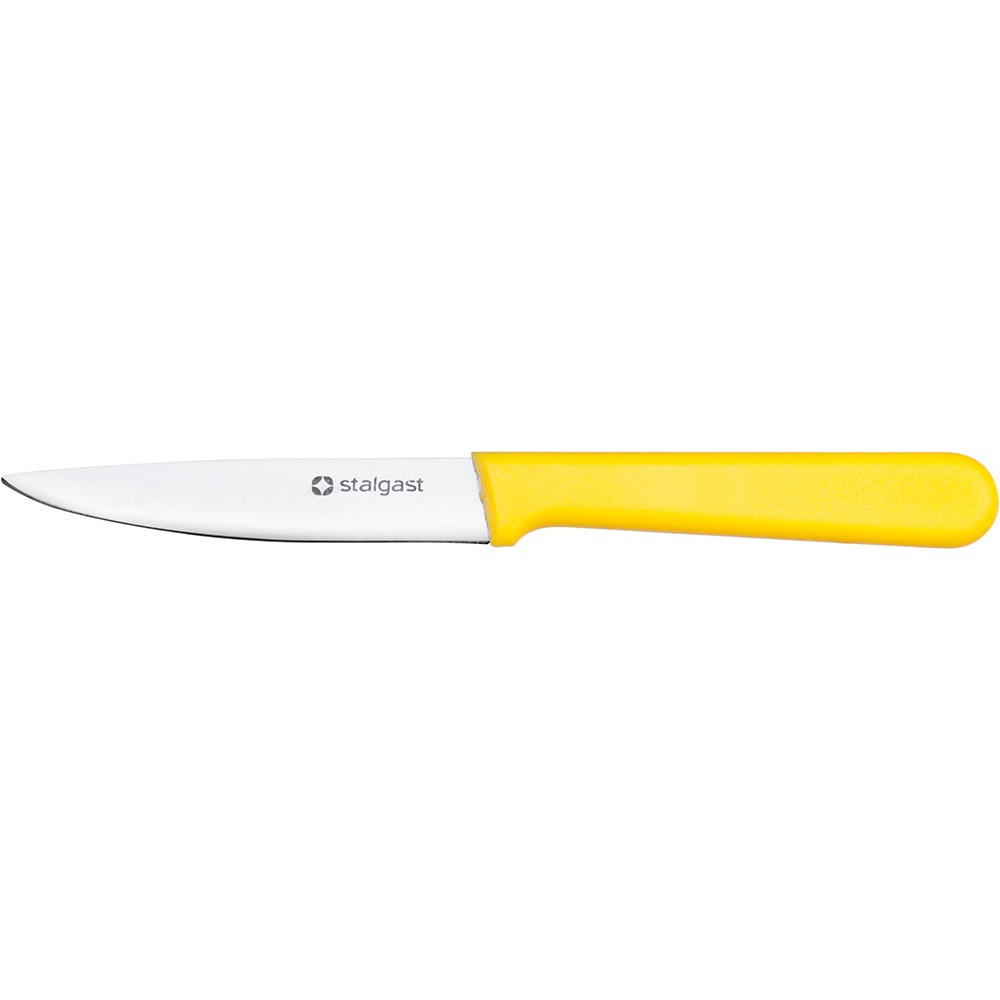 Stalgast Schälmesser, HACCP, Griff gelb, Edelstahlklinge 9 cm Schälmesser, HACCP, Griff gelb, Edelstahlklinge 9 cm