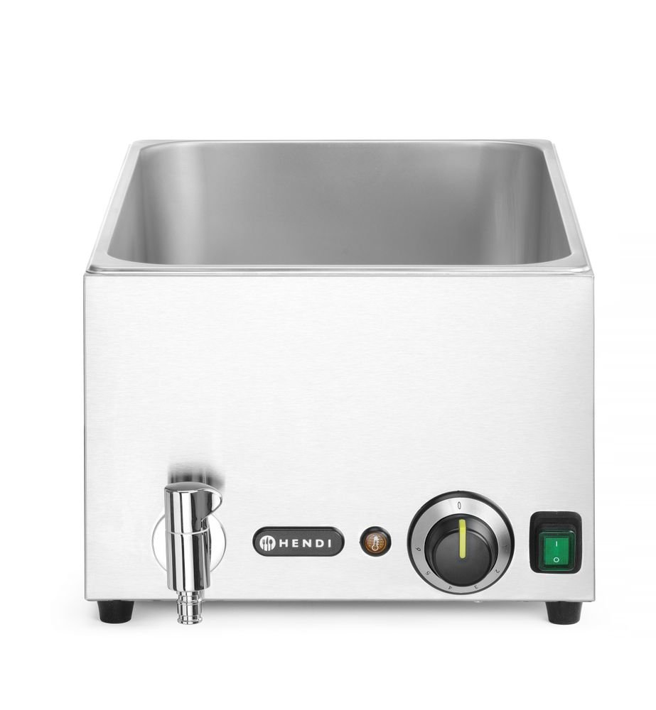 Bain-Marie HENDI Ranger mit Ablasshahn, HENDI, GN 1/1, 230V/1000W, 576x334x(H)241mm