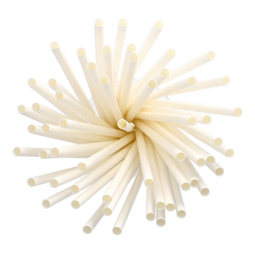 81000 Shake-Halme, Papier "pure" Ø 8 mm · 25 cm weiss