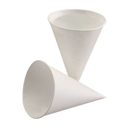 60000 Spitzbecher, Zuckerrohrpapier 120 ml Ø 7,5 cm · 10,5 cm weiss