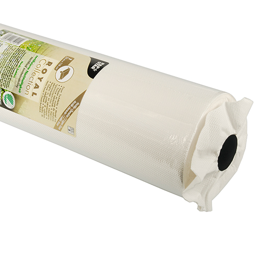 1 Tischdecke, Tissue "ROYAL Collection" 25 m x 1,18 m weiss 48 Tischdecke, Tissue "ROYAL Collection" 25 m x 1,18 m weiss