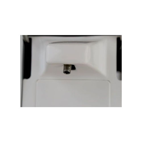 160 Wandspender 28,5 cm x 9,5 cm x 16 cm "Aluminium" 1000 ml, Kurzarmhebel + Verschlussblende