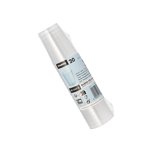 44000 Mehrweg-Gläser für Schnaps PP 4 cl Ø 4,3 cm · 5,2 cm unzerbrechlich